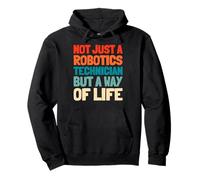 Retro Robotica Intelligenza - Vintage Tecnico Della Robotica Felpa con Cappuccio