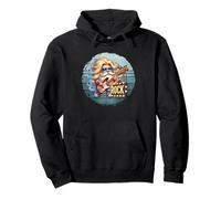 Retro Rock Gnome Graphic For Men And Women Vintage Hardrock Felpa con Cappuccio