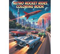 Retro Rocket Rides Coloring Book