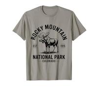 Retro Rocky Mountains National Park Uomini Donne Bambini Maglietta
