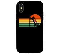 Retro Roller Coaster Ride At The Theme Park Matching Family Custodia per iPhone X/XS