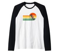 Retro Roller Coaster Ride At The Theme Park Matching Family Maglia con Maniche Raglan