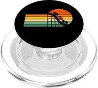 Retro Roller Coaster Ride At The Theme Park Matching Family PopSockets PopGrip per MagSafe