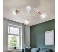 Retrò Rondella Coprire Lampada Cucine Illuminazione Gabbia Faretto Terra Bianco [EEK: Non valutato]