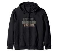 retrò Rose Hill Virginia Felpa con Cappuccio