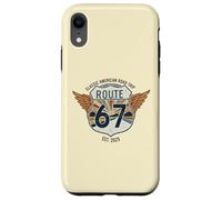 Retro Route 67 Parodia Meme divertente Custodia per iPhone XR