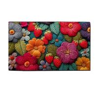 Retro Rugs, Decorative Entrance Rug, Washable Anti-Slip Carpet, Soft Floor Mat for Living Room, Balcony, Bathroom, Commercial Space, Homeowners Entryway, Bedroom, Study, Kitchen, Indoor Accent
