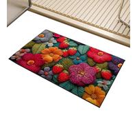 Retro Rugs For Living Room - 20x32 Inch Soft Square Home Decor Rugs | Floor Mat F0r Homeowners | Balcony, Dining R0om, Bathroom, Study, Commercial Decorative Rug Space Decoration And Residential Use