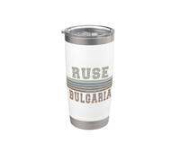 Retro Ruse Bulgaria Bicchiere termico in acciaio inox doppia parete