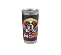 Retro Saint Bernard Mom St. Bernard Bicchiere termico in acciaio inox doppia parete