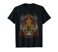 Retro Sak Yant Magia Linee Tatuaggio Thai Thailandia Maglietta