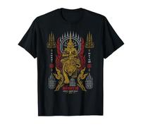 Retro Sak Yant Protezione Yantra Tatuaggio Thai Maglietta