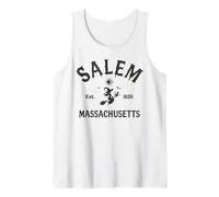 Retro Salem Massachusetts MA Vintage Halloween Witch Costome Canotta