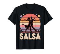 Retro Salsa Danza Coppia Vintage Maglietta