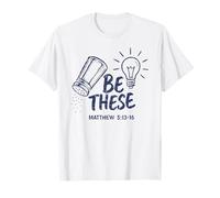 Retro Salt & Light Be Ye Salt Cristo Bibbia Versetti Maglietta