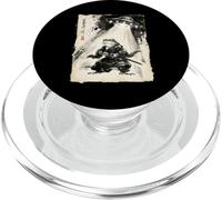 Retro Samurai Rana UFO Rapimento Inchiostro Giapponese Art PopSockets PopGrip per MagSafe