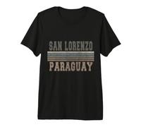 retrò San Lorenzo Paraguay Maglietta Premium