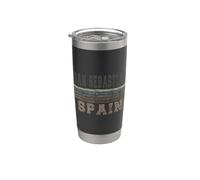 Retro San Sebastian Spagna Bicchiere termico in acciaio inox doppia parete