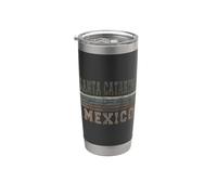 Retro Santa Catarina Messico Bicchiere termico in acciaio inox doppia parete
