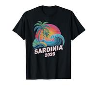 Retro Sardegna 2026 Vacanza Surf Viaggio Ragazze Cugine Maglietta