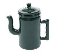 Retro scala 1/12 case delle bambole in metallo caffettiere coperchio incernierato mobili da cucina in miniatura elemento decorativo retrò in miniatura caffè