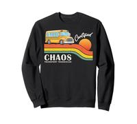 Retro School Bus Driver Certified Chaos Transport Technician Felpa
