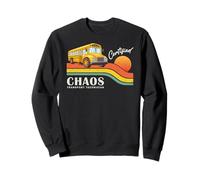 Retro School Bus Driver Certified Chaos Transport Technician Felpa