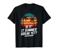 Retro School Nurse Summer Break Vacation Funny Nursing Humor Maglietta