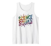Retro Science Squad Fisica Team Impara STEM Nerd Tech Lab Canotta