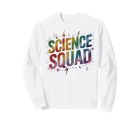 Retro Science Squad Fisica Team Impara STEM Nerd Tech Lab Felpa