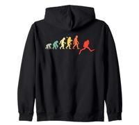 Retro Scuba Diver Evolution per Gli Amanti del Mare Oceano Felpa con Cappuccio