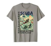 Retro Scuba Diving Stingray Divertente Gioco di Parole Maglietta