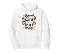 Retro Scuola Pickup caffè Mamma Mattina Run Vibe Felpa con Cappuccio