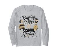 Retro Scuola Pickup caffè Mamma Mattina Run Vibe Maglia a Manica