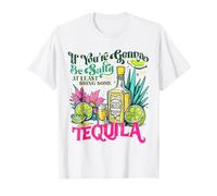 Retro se vuoi essere salato almeno porta la tequila Maglietta
