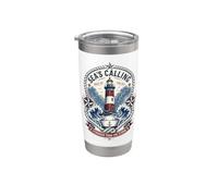 Retro Sea's Calling Sailorcore Fishermencore Bicchiere termico in acciaio inox doppia parete