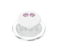 Retro Seashells Bra Beach Retro Seashell Estate Donna PopSockets PopGrip per MagSafe