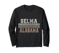 retrò Selma Alabama Maglia a Manica