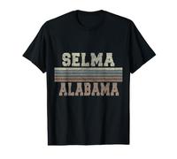 retrò Selma Alabama Maglietta con Stampa Grafica Economica