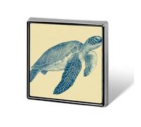 Retro Semplice Tartaruga Marina Unisex Spille & Spille Piazza Leggero Risvolto Distintivo Gioielli per Abbigliamento Scialle Cappello