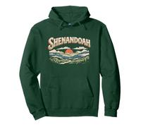 Retro Shenandoah National Park Vintage Style Virginia Felpa con Cappuccio