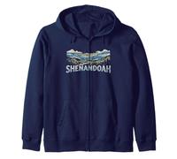 Retro Shenandoah National Park Vintage Style Virginia Felpa con Cappuccio