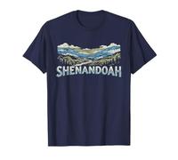 Retro Shenandoah National Park Vintage Style Virginia Maglietta