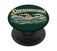 Retro Shenandoah National Park Vintage Style Virginia PopSockets PopGrip Adesivo