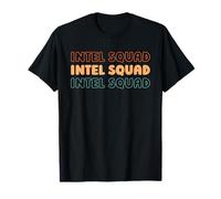 Retro Sicurezza Squadra Vintage Ufficiale Dell'intelligence Maglietta