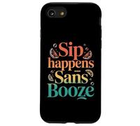 Retro Sip Happens Sans Booze - Stile di vita divertente senza alcol Custodia per iPhone SE (2020) / 7 / 8