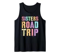 Retro Sisters Road Trip Besties Vacanza Surf Spiaggia Canotta