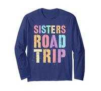Retro Sisters Road Trip Besties Vacanza Surf Spiaggia Maglia a Manica