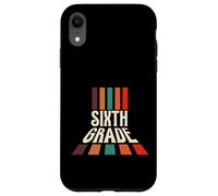 Retro Sixth Grade Teacher Back To School Custodia per iPhone XR