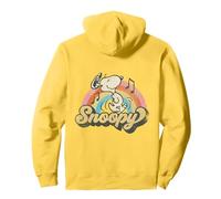 Retro Snoopy Groovy Musica Anni '60 Vintage Festival Dancing Vibes Felpa con Cappuccio